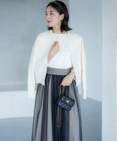 組曲 【洗える・6色展開】Elenaベーシックニット カーディガン