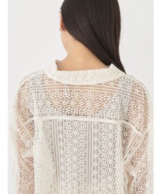 earth music&ecology レースショートシャツ