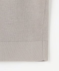 J.PRESS LADIES L 【洗える】コットンアセテート畦 ニットベスト