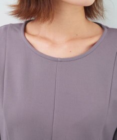 Tiaclasse 【洗える】袖パールポンチフレアトップス