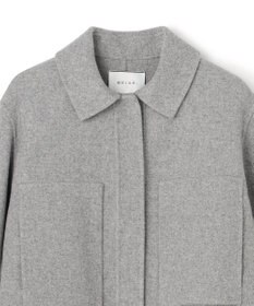 BEIGE， CHAMPIONNET / ウールメルトン シャツジャケット