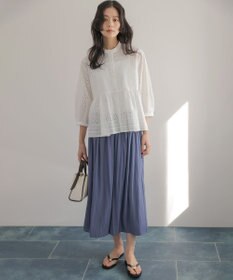 組曲 S ギャザーライトデシン パンツ