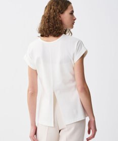 uncrave ダブルフェイスジャージー 2WAYスリットトップス