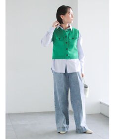 Te chichi ポケット付きニットベスト