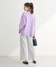 Green Parks アンチピリングライン入りニットプルオーバー