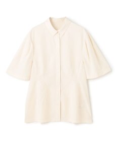 UNFILO L フィブリル ペプラムブラウス