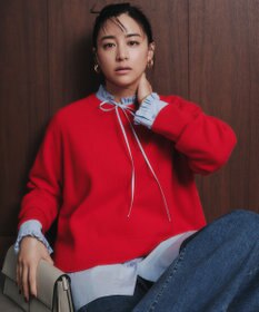 UNFILO L カシミヤブレンド クルーネックニット