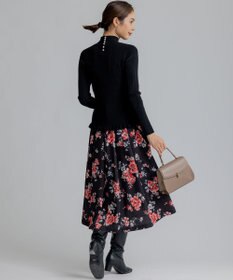 組曲 リブハイネック  ニット