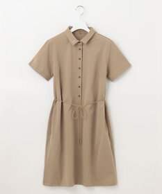 23区GOLF 2WAY着用可能【23Fondation/WOMEN】衿付き シャツワンピース