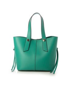 UNBILLION cachecache スタッズポイント両面合皮2wayトートバッグ