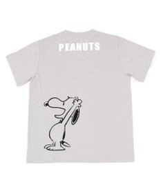 PET PARADISE おそろい ユニセックス ペットパラダイス 犬 服 スヌーピー お揃い Tシャツ オーナー用 ハッピー | おそろい 灰 グレー キャラクター