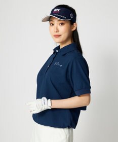 FILA GOLF／marie claire 【marie claire SPORT】 ストレッチサッカー素材ポロシャツ