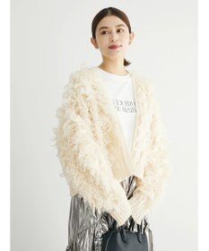 Green Parks ・Ｐｅｔｉｔ　Ｆｌｅｕｒ　ループニットカーディガン