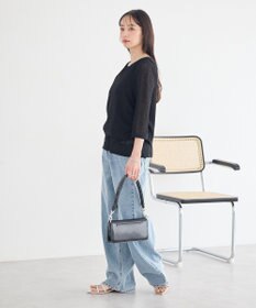 earth music&ecology ウエストアシメデニムパンツ