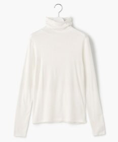 23区 【SLOW/一部店舗限定】フラッフィコットン タートルネックカットソー