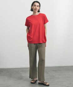 UNFILO 【セットアップ着用可/ウエストゴム】TENNEN TOUCH セミフレア パンツ