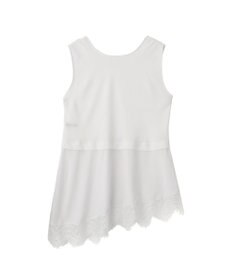 YECCA VECCA 2wayアシメデザインノースリーブブラウス