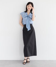 YECCA VECCA シアーボウタイブラウス