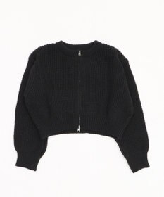 WEGO ダブルZIPニットカーデ