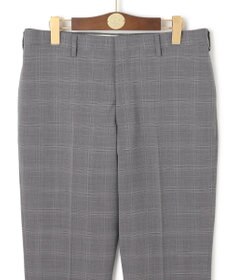 J.PRESS MEN 【Peppin Merino Comfort】【ウォッシャブル可 / 折り目加工】ファンシーチェック スラックス / ノータック