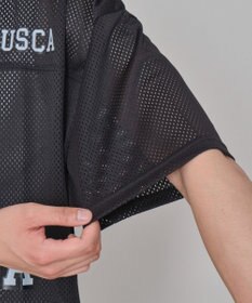 WEGO 【ユニセックス着用ITEM/MLサイズ展開】メッシュナンバリンググラフィックT（SS）