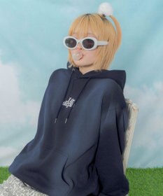 WEGO 【ユニセックス着用ITEM】ハートモチーフプルパーカー