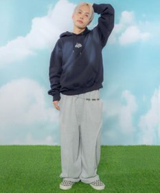 WEGO 【ユニセックス着用ITEM】ハートモチーフプルパーカー