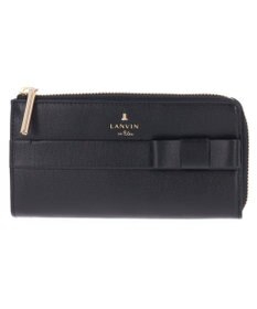 LANVIN en Bleu シャリテ コンパクトL字ファスナー長財布