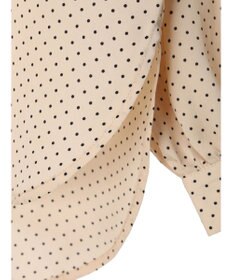 CRAFT STANDARD BOUTIQUE ピコフリルドットブラウス