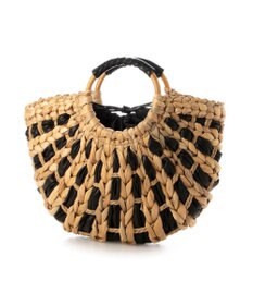 UNBILLION カシュカシュ cachecache / バンクワンコンビラウンドカゴバッグ