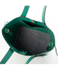 UNBILLION cachecache スタッズポイント両面合皮2wayトートバッグ