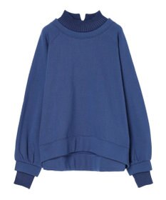 Green Parks 裏起毛ニットリブドッキングプルオーバー