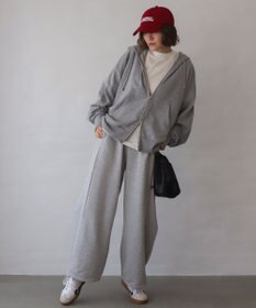 WEGO 【ユニセックス着用ITEM/MLサイズ展開】コンパクトフィットダブルZIPパーカー