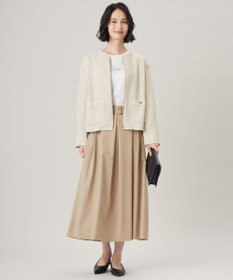 自由区 【洗える】ライトカラミノーカラー ジャケット