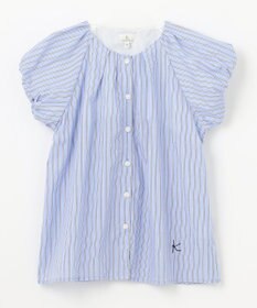 組曲 KIDS 【150-160㎝】サマーストライプ ブラウス