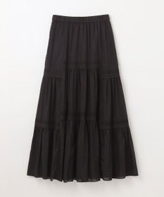 GRACE CONTINENTAL ギャザーレースロングスカート