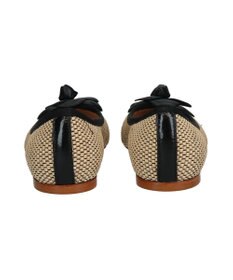 INTER-CHAUSSURES 【FABIO RUSCONI】異素材コンビラウンドトウカメリアバレエ