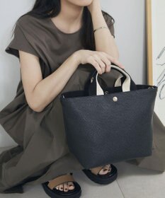 TOPKAPI 【Breath TOPKAPI】SCOTCH GRAIN スコッチグレイン プレーン 2トーンテープ ハンドル トートバッグ S