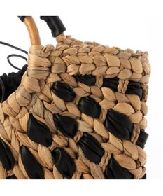 UNBILLION カシュカシュ cachecache / バンクワンコンビラウンドカゴバッグ