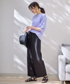 ANY L 【洗濯機可能/接触冷感/UVケア/イージーケア】清涼リラックスパンツ