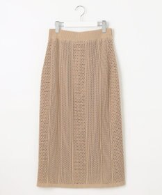 自由区 L 【洗える】シアーコイル スカート