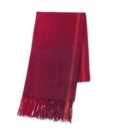 MOONBAT FURLA(フルラ）ウール100％ オンブレー チェックストール