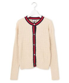 J.PRESS YORK STREET 【WOMEN】コットンベーシック ニットカーディガン