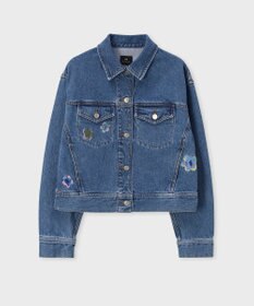 Paul Smith PS Happy フラワーエンブロイダリー デニムジャケット