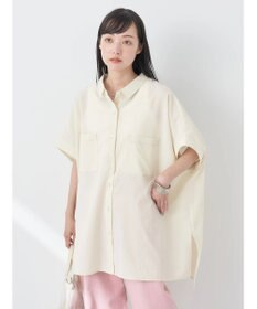 earth music&ecology 配色ステッチＢＩＧシャツ