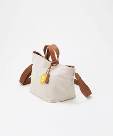 TOPKAPI 【Breath TOPKAPI】SMILE COLLECTION エンボス スマイル 2way トートバッグ /スマイルチャーム付き