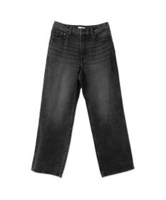 WEGO 【ユニセックス着用ITEM/SMLサイズ展開】デニムストレートパンツ