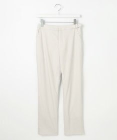 J.PRESS LADIES 【セットアップ対応・洗える】セルロースリネンストレッチ テーパード パンツ