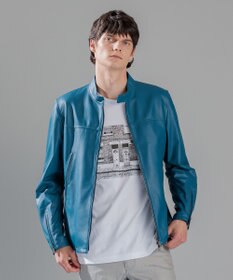 JOSEPH HOMME ライトラムナッパ レザー   シングルライダース