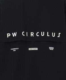 PW CIRCULUS 【MEN】【ストレッチ / 通気性】ロゴ オープンカラー シャツ